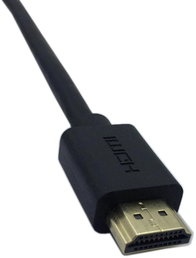 Alt view image 3 of 7 - AJMRTC 0.6M High Speed HDMI 2.0 Left Angle Male to HDMI Male Short Cable, 90 Degree Left Angled HDMI Cord, Supports 4K@60Hz Ultra HD Video for Monitor, HDTV, Projector, Graphics Card, PC Home Theater