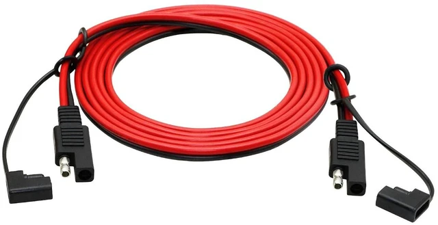Alt view image 6 of 7 - AJMRTC 6.5FT 14AWG SAE to SAE 2 Pin Quick Disconnect Power Extension Cable, Heavy Duty 2-Pin SAE Male Female DC Power Cord for Automotive, Motorcycle, ATV, UTV, RV, Solar Panel, Battery Charger