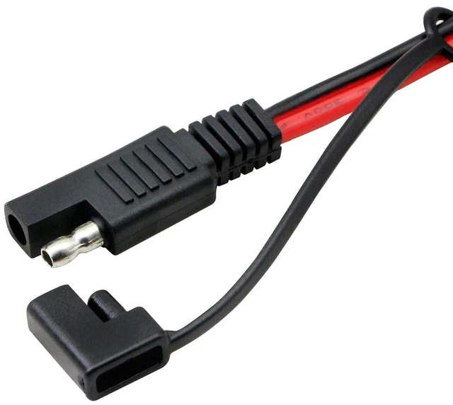 Alt view image 7 of 7 - AJMRTC 6.5FT 14AWG SAE to SAE 2 Pin Quick Disconnect Power Extension Cable, Heavy Duty 2-Pin SAE Male Female DC Power Cord for Automotive, Motorcycle, ATV, UTV, RV, Solar Panel, Battery Charger