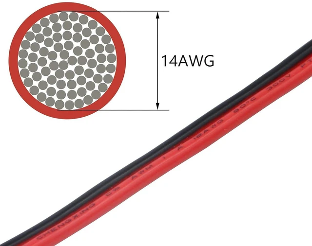 Alt view image 2 of 7 - AJMRTC 6.5FT 14AWG SAE to SAE 2 Pin Quick Disconnect Power Extension Cable, Heavy Duty 2-Pin SAE Male Female DC Power Cord for Automotive, Motorcycle, ATV, UTV, RV, Solar Panel, Battery Charger