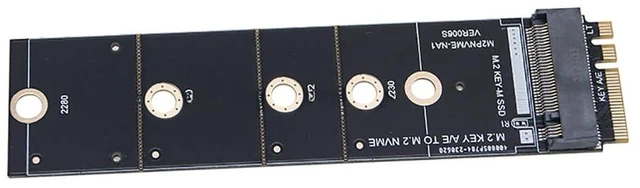 Alt view image 4 of 5 - AJMRTC M.2 Key A/E to NVMe M.2 SSD Expansion Adapter Card, WiFi A/E Key Interface to M2 NVMe SSD Converter, Use M.2 A&E Key Slot for NVMe SSD Storage Expansion on Desktop & Laptop Motherboard