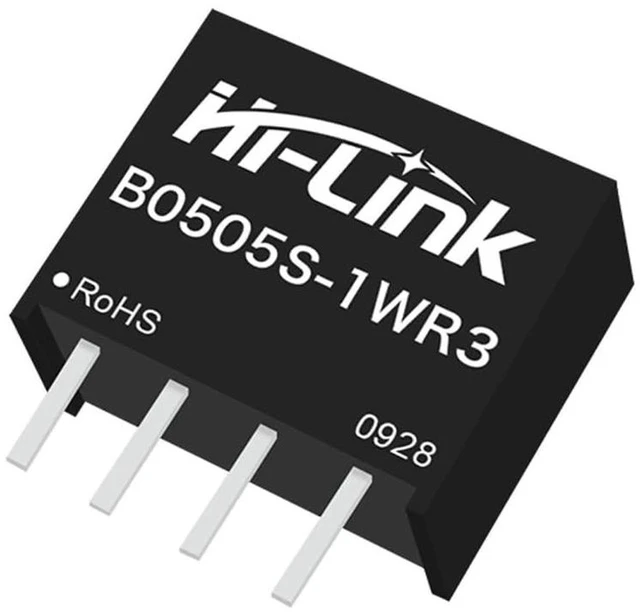 Alt view image 6 of 6 - AJMRTC B0512S-1WR3 1WR3 DC-DC Isolated Power Module 2Pcs, 1W 42mA 1500VDC Isolation Converter with Sustainable Short-Circuit Protection, 5V Input 12V Output Isolation Power Supply for Industrial Circu