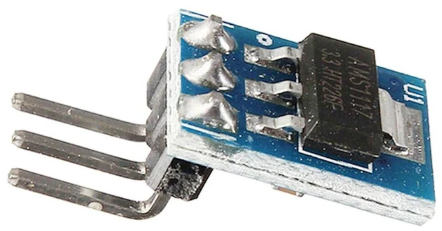 Alt view image 3 of 5 - AJMRTC 10pcs AMS1117-3.3 DC-DC Step-Down Power Module, AMS1117 3.3V LDO Buck Regulator Board 800mA, Fixed Output Voltage Power Supply Module for Arduino, Electronic DIY, Sensor Circuit