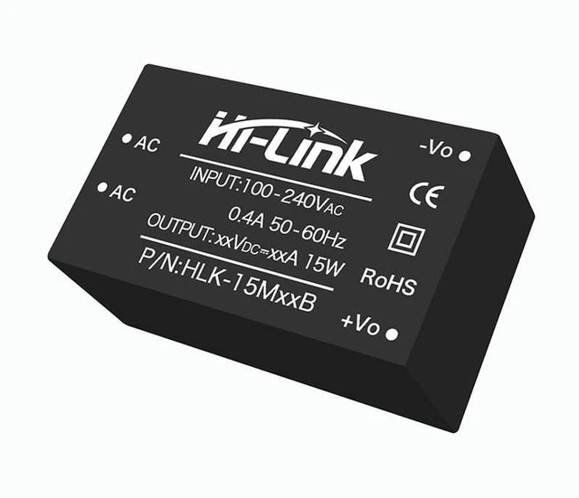 Alt view image 7 of 7 - AJMRTC HLK-15W AC-DC Isolated Step-Down Power Module HLK-15M12B, 220V to DC Low Noise Low Power Consumption Power Supply Converter, 1Piece for Medical Equipment, Industrial Control Automation System