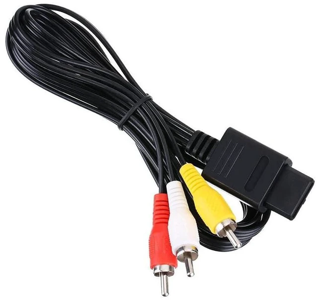 Main image of AJMRTC 1.8M USB Male to 3 RCA Male AV Splitter Cable, USB A to 3-RCA Cinch Audio Video Cord, Composite TV Wire for N6 Game Console, TV, DVD Player, VCR, Home Audio Video Equipment