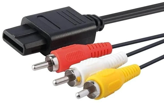 Alt view image 2 of 7 - AJMRTC 1.8M USB Male to 3 RCA Male AV Splitter Cable, USB A to 3-RCA Cinch Audio Video Cord, Composite TV Wire for N6 Game Console, TV, DVD Player, VCR, Home Audio Video Equipment
