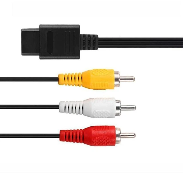 Alt view image 4 of 7 - AJMRTC 1.8M USB Male to 3 RCA Male AV Splitter Cable, USB A to 3-RCA Cinch Audio Video Cord, Composite TV Wire for N6 Game Console, TV, DVD Player, VCR, Home Audio Video Equipment