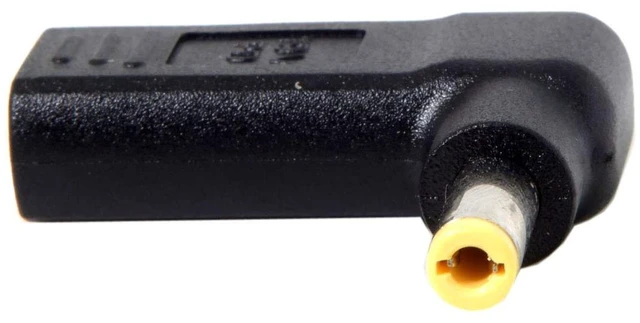 Alt view image 7 of 7 - AJMRTC USB C to DC 5.5x2.5MM 90 Degree Angled PD 65W 20V Power Adapter, Type-C PD Trigger Cable Fast Charging Converter for Laptop, DC 5.5*2.5mm Barrel Jack Power Supply Connector