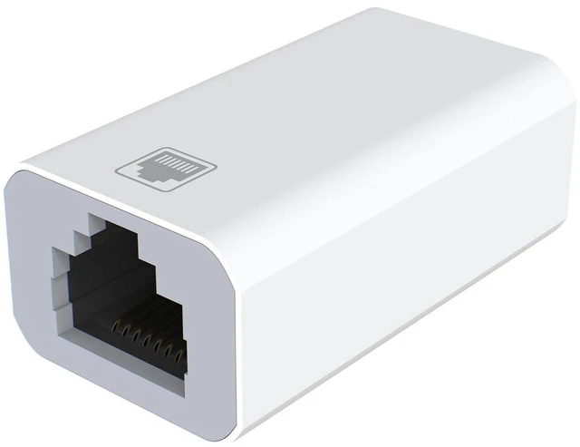Main image of AJMRTC USB C Female to RJ45 Ethernet Adapter, 10/100Mbps LAN Network Converter, Type-C Female to RJ45 Jack Dongle for Laptop, Tablet, Desktop Wired Network Connection