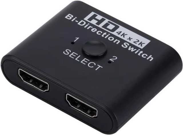 Alt view image 4 of 5 - AJMRTC 4K Bi-Directional HDMI 2.0 Switch Splitter, 2x1 / 1x2 HDMI Signal Switcher, 4K@60Hz Bidirectional Video Converter for Monitor, TV, Game Console, PC Display