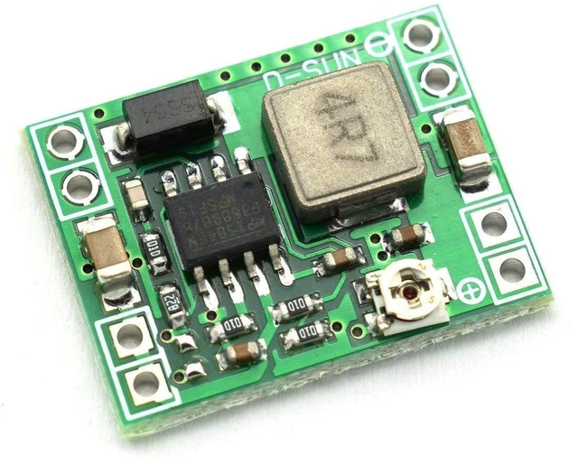 Alt view image 3 of 6 - AJMRTC 5Pcs MP1584EN DC-DC Buck Converter Module, 3A Mini Adjustable Step Down Power Board, Input 24V, Output 3V-12V Adjustable Voltage Regulator for DIY Electronics, Arduino, LED Projects