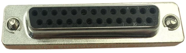 Alt view image 4 of 7 - AJMRTC LEMENG DB9 Male to DB25 Female Serial Adapter Gender Changer, Mini RS232 DB9M to DB25F Converter Connector, Serial Port Gender Changer for Industrial Controller, PLC, Serial Device Communicatio