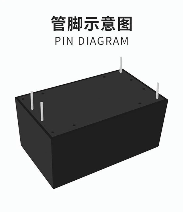 Alt view image 6 of 7 - AJMRTC HLK-15M05B 15W AC-DC Isolated Power Module, 85-265VAC to 5V DC Step-Down Converter, Low Noise Low Ripple Isolation Power Supply for Medical Equipment, Industrial Control, Smart Home (1 Piece)