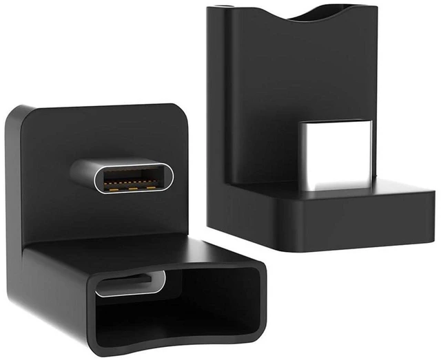 Main image of AJMRTC 2 Pack 90 Degree USB-C Male to Female Right Angle Adapter, USB 3.1 Gen2 Extension Connector, 10Gbps Data Transfer & Fast Charging Converter for Laptop, Tablet, Smartphone, Docking Station