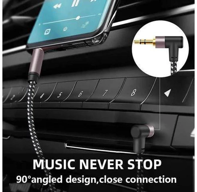 Alt view image 3 of 5 - AJMRTC 3.5mm Audio Jack Male to Male Cable Adapter, Stereo AUX Audio Connector for Headphones, Sound Card, Live Stream, Speaker, Mixer, Phone, Laptop, Recording & Broadcast Use