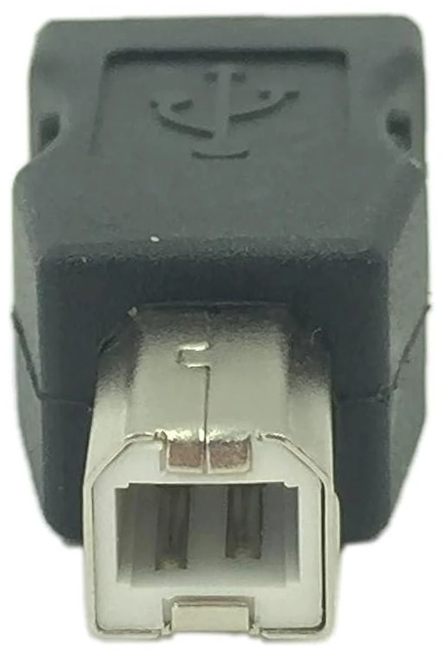 Alt view image 5 of 7 - AJMRTC 2 Pack USB Type A Male to USB Type B Male Adapter Converter, Stable Signal USB Connector for Printer, Scanner, External HDD, MIDI Controller, USB Peripheral Data Transfer