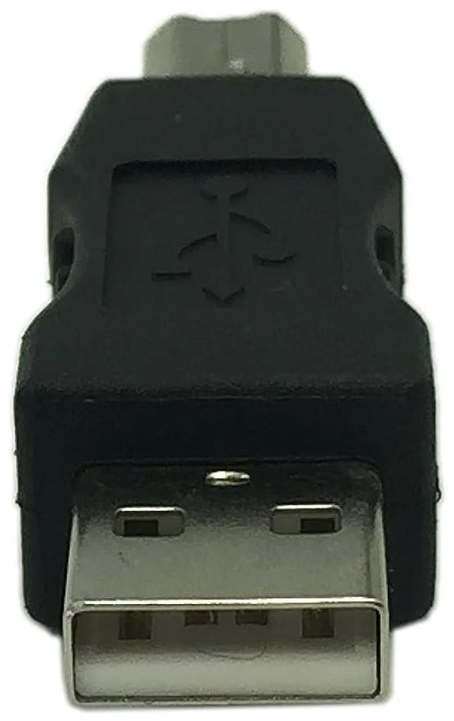 Alt view image 2 of 7 - AJMRTC 2 Pack USB Type A Male to USB Type B Male Adapter Converter, Stable Signal USB Connector for Printer, Scanner, External HDD, MIDI Controller, USB Peripheral Data Transfer