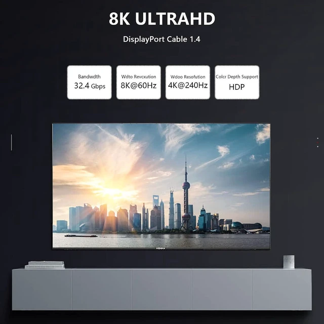 Alt view image 2 of 5 - AJMRTC 8K DisplayPort 1.4 Coupler, DP Female to DP Female Extension Adapter, DP 1.4 F/F Connector Extender, Support 8K@60Hz, 4K@144Hz, HDR, HDCP 2.3 for Monitor, GPU, Graphics Card, Display Cable