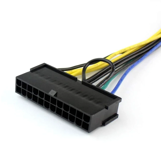 Alt view image 4 of 5 - AJMRTC 30cm 24Pin to 10Pin ATX Main Power Braided Adapter Cable, 24P to 10P Motherboard Power Converter Cord Compatible with Lenovo Mainboard, No Envelope Net, 1PCS