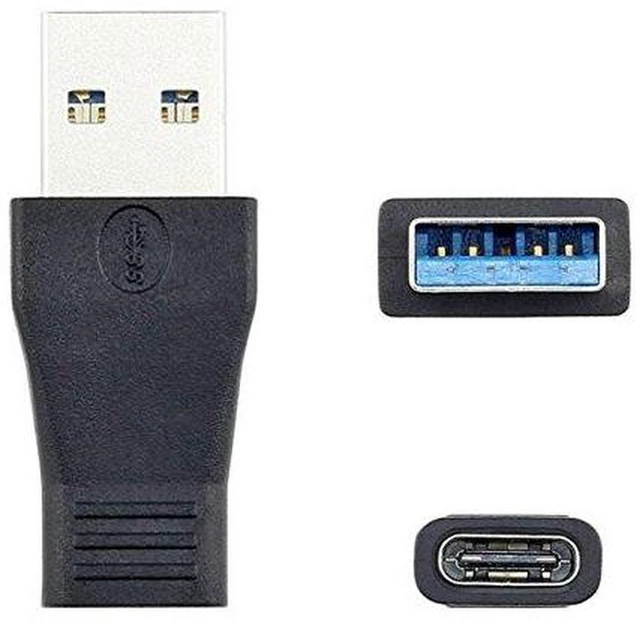 Alt view image 2 of 7 - AJMRTC USB 3.0 Male to USB-C Female OTG Adapter, 5Gbps High Speed Data Transfer & Charging Converter, USB A 3.0 to Type C Female OTG Connector for Phone, Tablet, Laptop, Flash Drive, Peripherals