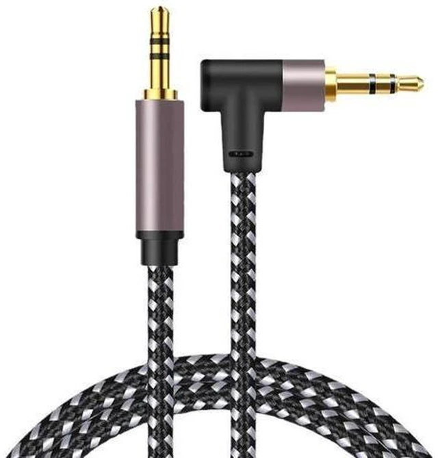 Main image of AJMRTC 3.5mm TRS Male to Male Stereo Audio Cable, 1/8 Inch Aux Audio Cord for Headphone, Sound Card, Live Streaming, Mixer, Speaker, Smartphone, Laptop, Audio Signal Transfer