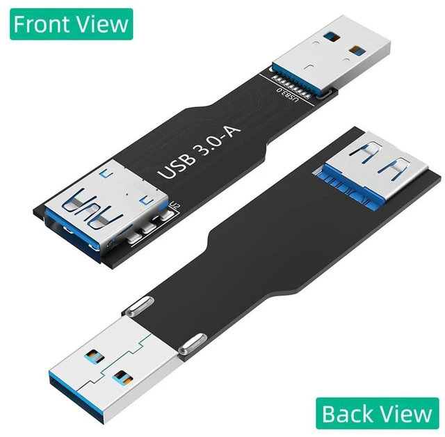 Alt view image 7 of 7 - AJMRTC USB 3.0 9Pin Header Male to Female Extension Adapter Card, Internal USB 3.0 Header Riser, Backward Compatible with USB 2.0 / 1.1, for Motherboard Internal Type A USB Port Expansion