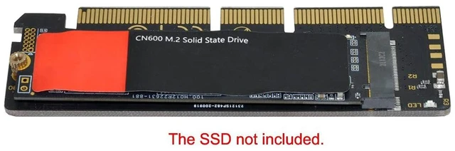 Alt view image 5 of 7 - AJMRTC NGFF M-Key NVMe M.2 SSD to PCIe 3.0 x4 Adapter Card, PCI Express 3.0 X16 Slot Expansion Converter, Bracket-Free Black PCB, Supports 2230 2242 2260 2280 NVMe SSD for Desktop Motherboard
