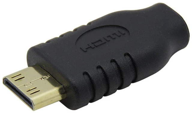 Alt view image 6 of 6 - AJMRTC Micro HDMI Type D Female to Mini HDMI Type C Male Adapter, HDMI 1.4 Converter Connector, Support 4K 30Hz, 3D, HDR, Plug and Play for Camera, Camcorder, Tablet, HDTV, Monitor, Projector