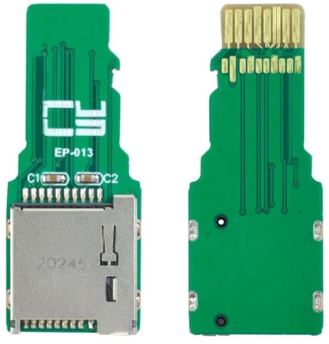 Alt view image 3 of 7 - AJMRTC TF Micro SD Male to TF Micro SD Female PCBA Extension Adapter, UHS-I UHS-II UHS-III High Speed Memory Card Extender, Compatible with SD, SDHC, SDXC, for Raspberry Pi, GPS, SCM, Industrial Equip