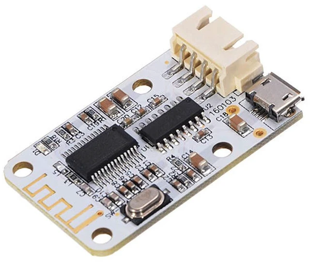 Alt view image 6 of 7 - AJMRTC 2Pcs PAM8403 Bluetooth 4.0 Amplifier Module, 3W+3W Stereo Class D Audio Amp Board, Micro USB DC5V Powered Wireless Receiver for DIY Speaker, Sound Box, Electronic Audio Project