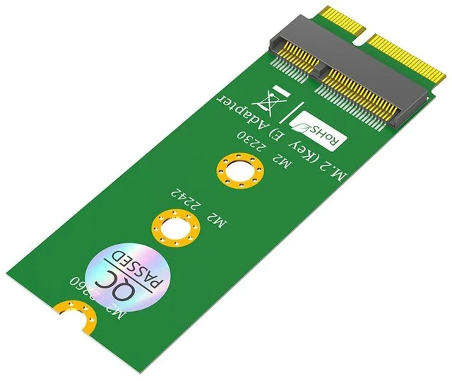 Main image of AJMRTC M.2 NGFF Key-E Test Protection Adapter, Female to Male Extender, Protect WiFi BT Card Slot, Compatible with AX200 AX201, 2230 2242 2262 M.2 Modules