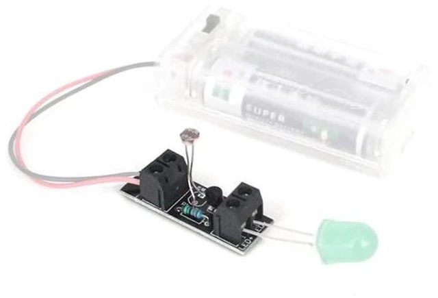 Main image of AJMRTC 3V Intelligent Light Control Sensor Switch Assembly Kit, Light Sensing PCB Module, Auto On/Off Control for LED Lamp Beads, DC 3V Powered DIY Electronic Soldering Practice Kit