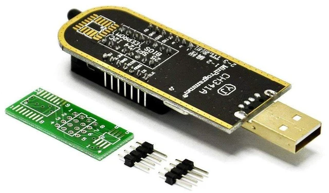 Alt view image 3 of 4 - AJMRTC CH341A USB Programmer, 24 25 Series EEPROM SPI Flash BIOS Writer, USB to TTL Serial Adapter, Support STC MCU Programming for Chip Read Write Erase Verify