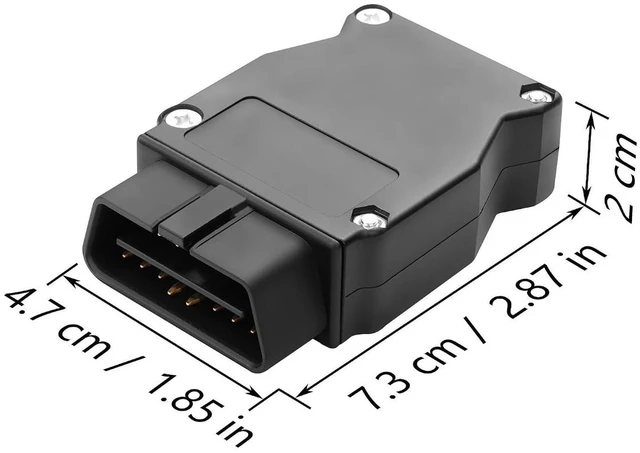 Alt view image 3 of 7 - AJMRTC ENET OBD2 RJ45 Adapter, Ethernet RJ45 to OBD2 16Pin Connector, DoIP Diagnostic Coding Read Write Adapter Compatible with BMW F G I Series & Mini, Work with E-SYS ISTA BimmerCode