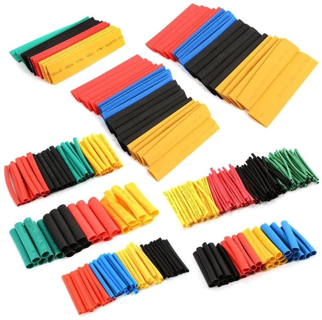Alt view image 4 of 6 - AJMRTC 328PCS Heat Shrink Tubing Assortment Kit, 2:1 Ratio Electrical Insulation Heat Shrink Wire Cable Wrap, Multi Color & Size Shrink Tubes for Wiring Repair, Cable Protection