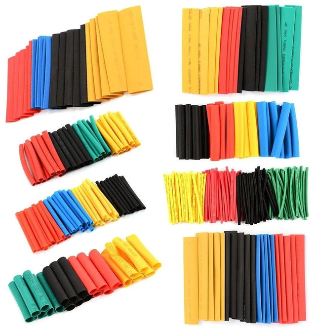 Alt view image 5 of 6 - AJMRTC 328PCS Heat Shrink Tubing Assortment Kit, 2:1 Ratio Electrical Insulation Heat Shrink Wire Cable Wrap, Multi Color & Size Shrink Tubes for Wiring Repair, Cable Protection