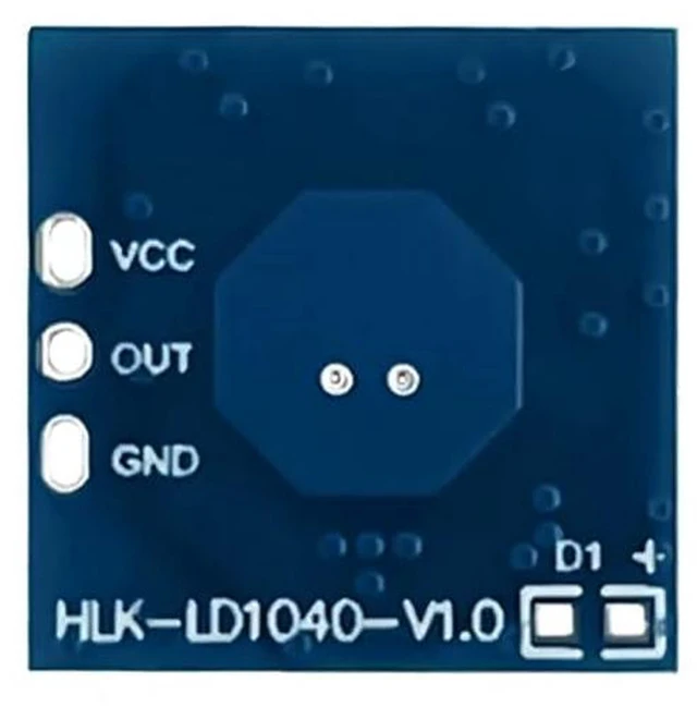Alt view image 4 of 5 - AJMRTC HLK-LD1040 10G X-Band Micro Motion Radar Sensor Module, Ultra Low Power Doppler Induction Detector with Fast Inspection Mode for Smart Light, Human Motion IoT Sensing, 1 Pack