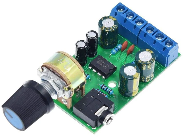 Alt view image 6 of 7 - AJMRTC 2PCS TDA2822M Mini Stereo Audio Amplifier Board, DC 1.8V-12V 2.0 Channel Dual Channel AUX Amplifier Module for Speaker DIY, MP3, Media Player