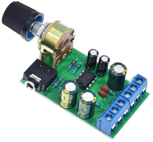 Alt view image 4 of 7 - AJMRTC 2PCS TDA2822M Mini Stereo Audio Amplifier Board, DC 1.8V-12V 2.0 Channel Dual Channel AUX Amplifier Module for Speaker DIY, MP3, Media Player