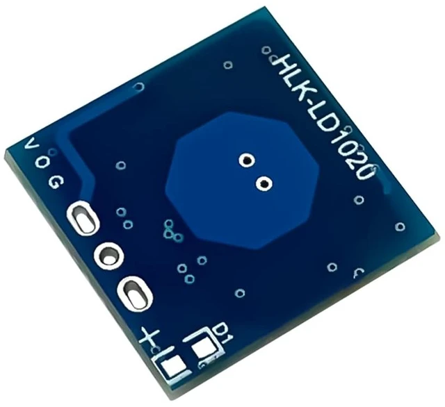 Alt view image 5 of 5 - AJMRTC 2Pcs HLK-LD1020 10G Microwave Radar Motion Sensor Module, Low Power Intelligent Human Micro Motion Detection Radar Sensor, Non-contact Human Presence Sensing Module with Pin Header for Smart