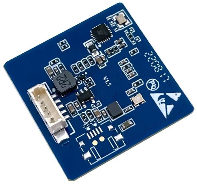 Alt view image 2 of 5 - AJMRTC LD2411S 24G Millimeter Wave Radar Sensor Module, 0.3~6m Human Ranging Detector, Ultra Low Power Microampere Radar Switch with Bluetooth APP Parameter Adjustment, 1 Piece for Smart Home Sensing