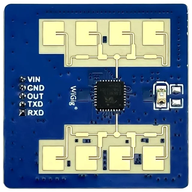 Alt view image 3 of 5 - AJMRTC LD2411S 24G Millimeter Wave Radar Sensor Module, 0.3~6m Human Ranging Detector, Ultra Low Power Microampere Radar Switch with Bluetooth APP Parameter Adjustment, 1 Piece for Smart Home Sensing
