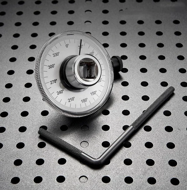Alt view image 5 of 6 - AJMRTC 1/2 Inch Drive Torque Angle Gauge, 0-360° Adjustable Torque Angle Meter, Angular Tightening Protractor for Torque Wrench Automotive Engine Bolt Service