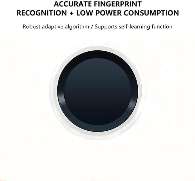 Alt view image 4 of 4 - AJMRTC HK-ZW3020 Capacitive Fingerprint Sensor Module, Touch Finger Detection Semiconductor Fingerprint Identification Unit, TTL Serial Communication for Access Control Lock DIY Project, Single Module