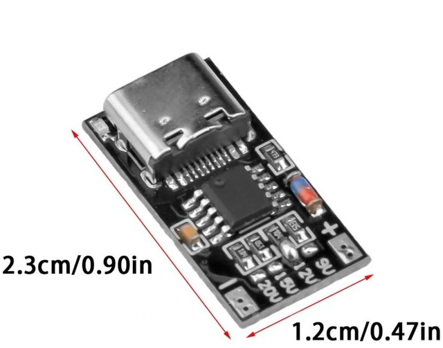 Alt view image 7 of 7 - AJMRTC 3Pcs USB-C PD QC AFC Decoy Boost Module, PD3.0 PD2.0 PPS QC4+ Fast Charge Trigger Board, Adjustable Voltage Decoy Module for DIY Power Supply Test