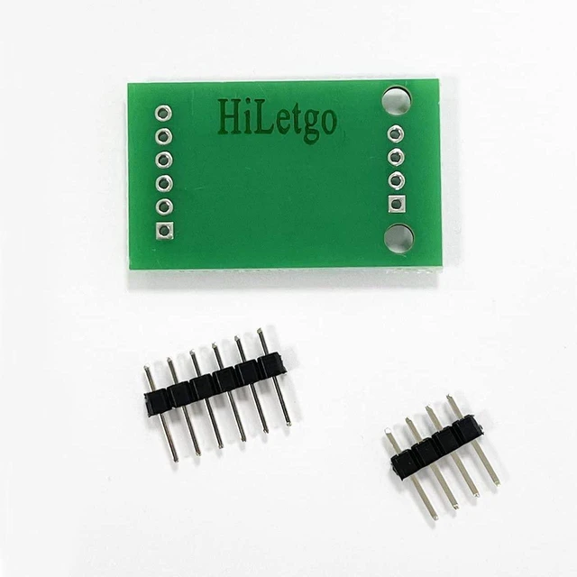 Alt view image 2 of 4 - AJMRTC 3Pcs HX711 Dual Channel 24Bit Precision ADC Weight Sensor Module, Pressure Load Cell A/D Converter Board, I2C Compatible for Arduino ESP32 Electronic Scale DIY Weighing Detection Project