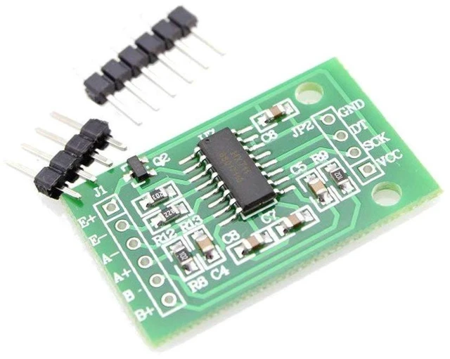 Alt view image 3 of 4 - AJMRTC 3Pcs HX711 Dual Channel 24Bit Precision ADC Weight Sensor Module, Pressure Load Cell A/D Converter Board, I2C Compatible for Arduino ESP32 Electronic Scale DIY Weighing Detection Project