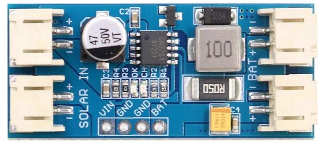 Alt view image 5 of 7 - AJMRTC CN3791 MPPT Solar Charge Controller Module, 1-Cell LiPo Battery Charging Board, 1S Lithium Battery Solar Charger Module for 12V Solar Panel, Outdoor Power, Solar Energy DIY Electronic Project