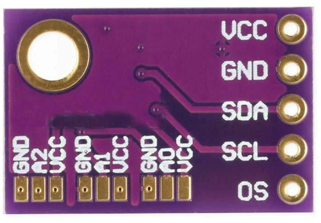 Alt view image 5 of 5 - AJMRTC 2Pcs LM75 LM75A High Precision Digital Temperature Sensor Module, High Speed I2C IIC Interface Thermal Detection Board, Programmable Over-temperature Alarm Sensor for Arduino ESP32 STM32 DIY