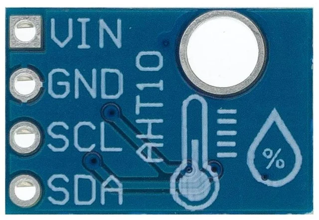 Alt view image 7 of 7 - AJMRTC 3Pcs AHT10 High Precision Digital Temperature Humidity Sensor Module, I2C Interface Digital Temp Humidity Detector Board for Arduino Raspberry Pi DIY Weather Monitoring
